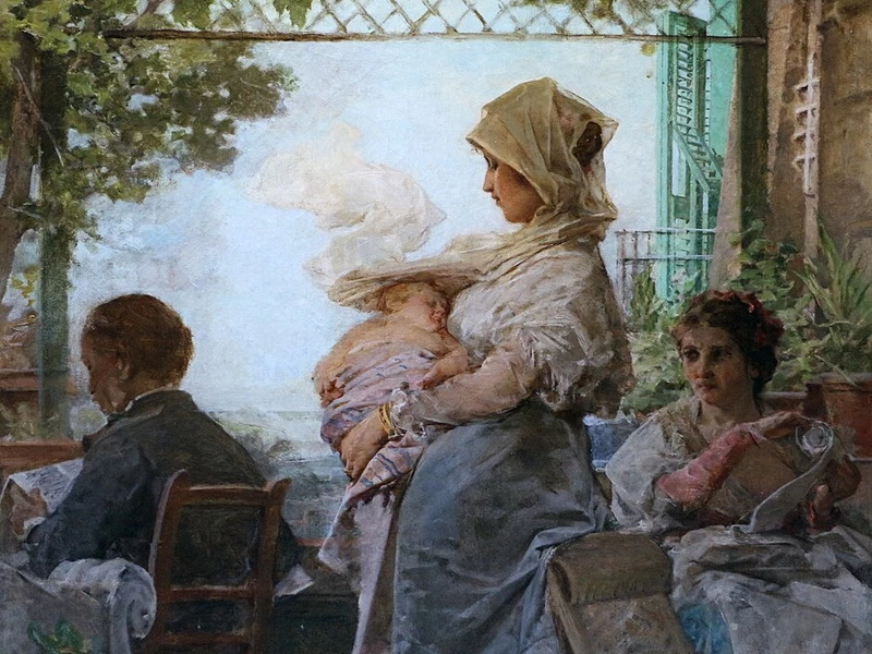 1834-		Michele Tedesco - La moglie del banchiere - Pescara, coll. Venceslao di Persio